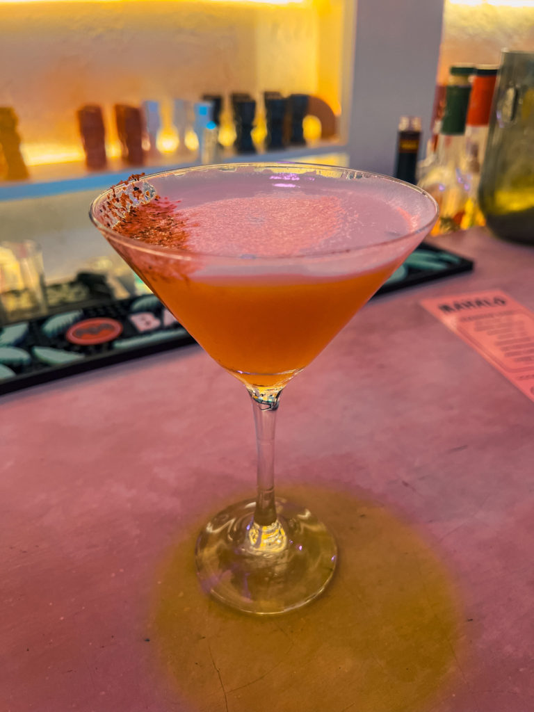 photo of an orange cocktail sprinkle