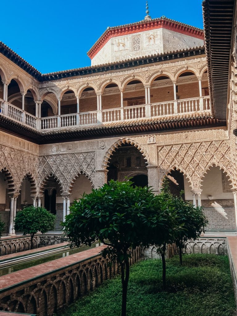 photo of the Alcazar in Sevilla, Spain