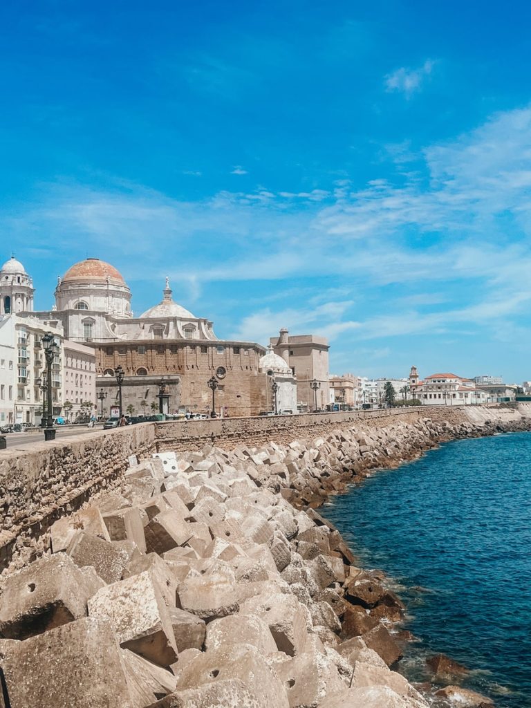 Photo of the seafront of Cadiz, Spain