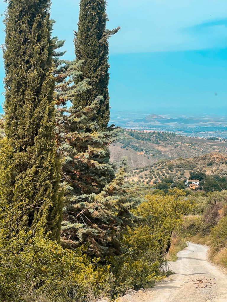 photo of andalusian countryside along Los Cahorros