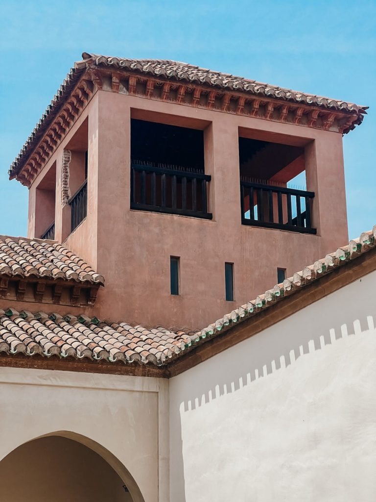 photo of tower viewpoint in the alcazaba of Malaga