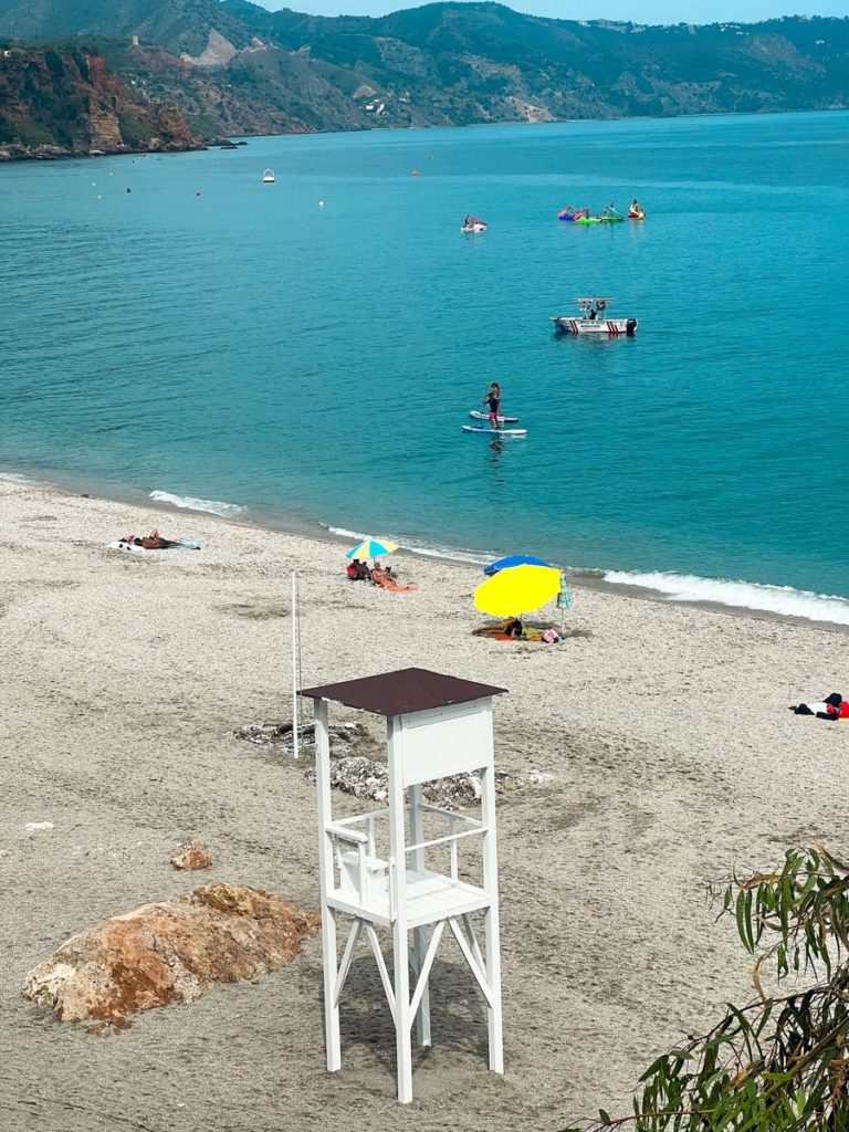 photo of playa burriana in nerja